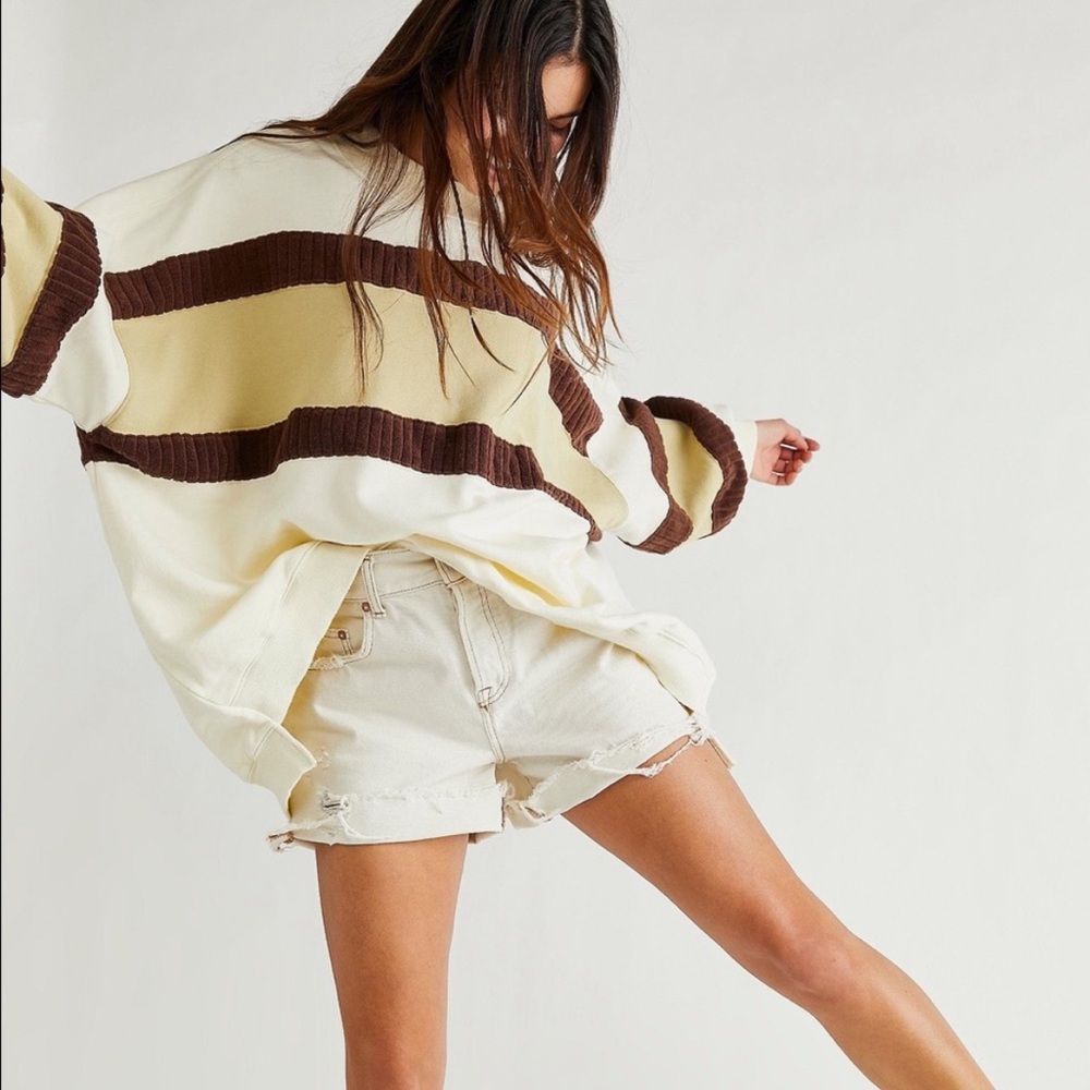 Free people Golden State Pullover NWT *RARE*